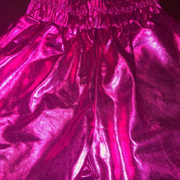 Alexandria metallic pink lightweight joggers YS - Picture 2 of 4